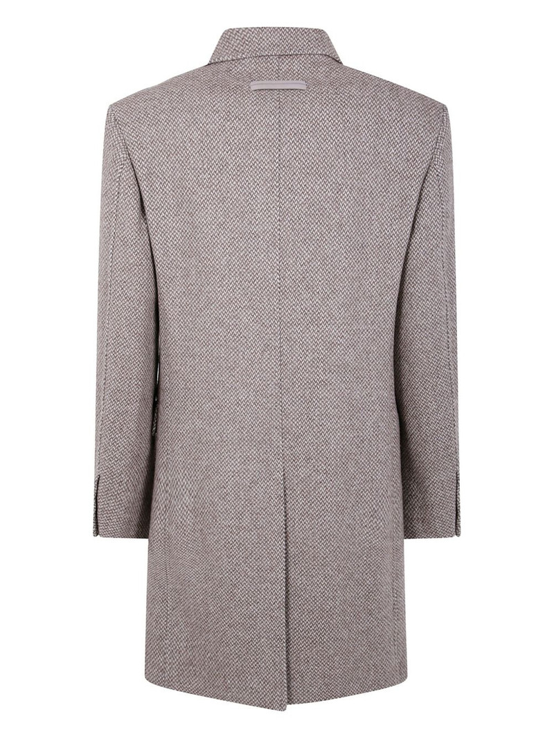 ZEGNA notched-lapel wool coat outlook
