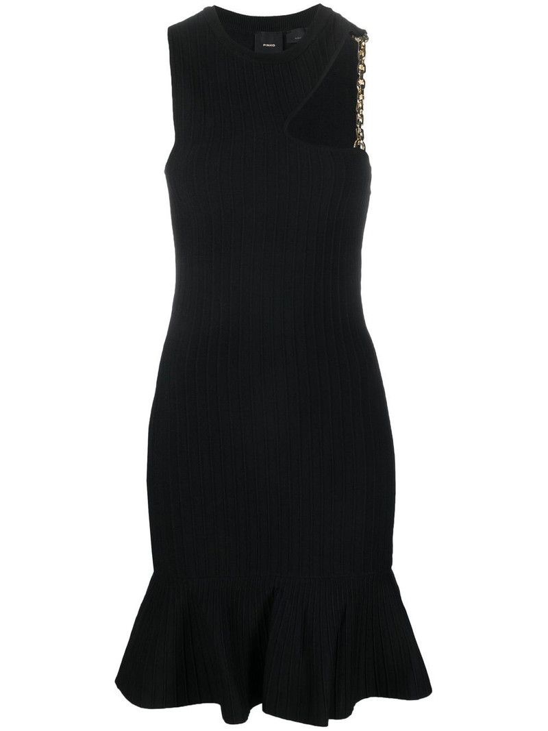 cut-out knitted minidress 1