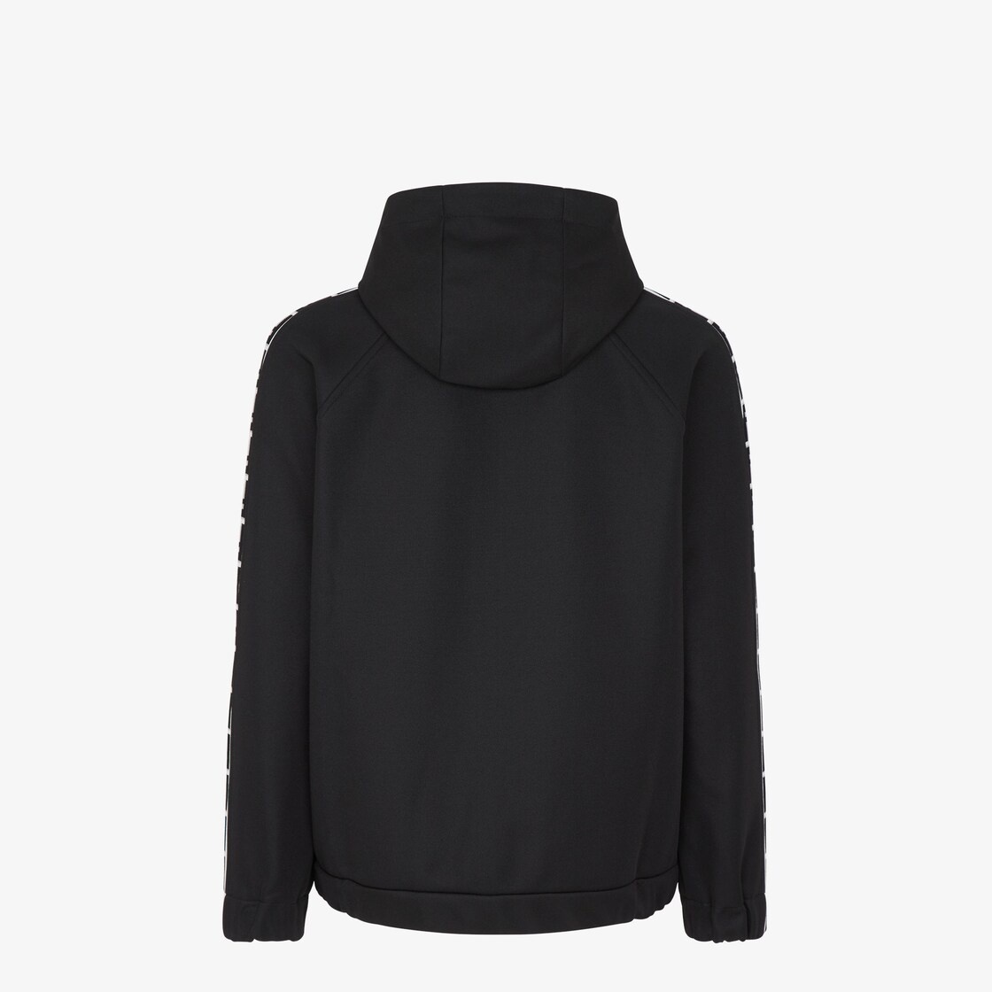 Black jersey reversible sweatshirt - 2