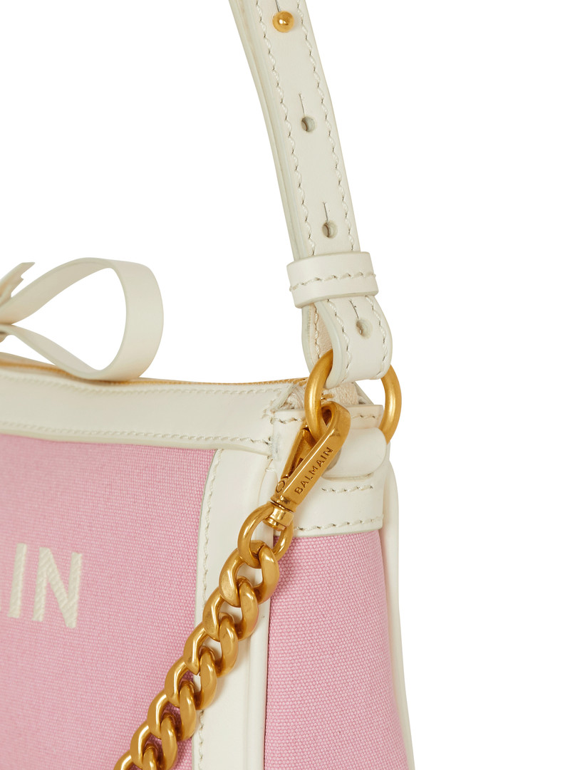 B-Army Chain Pouch in canvas and leather 5