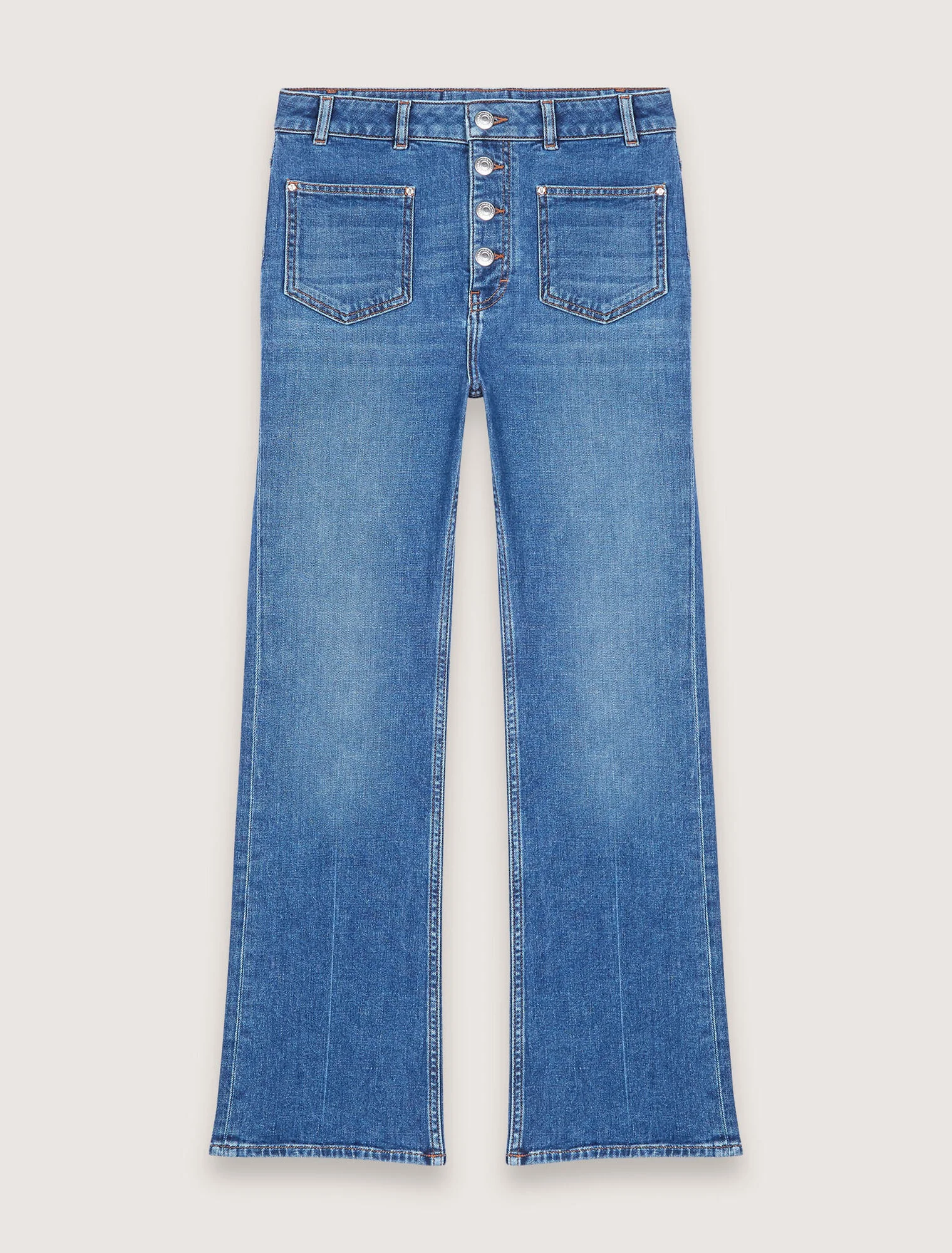 Double-pocket jeans with a slight flare - 1