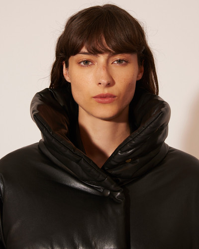 Nanushka HIDE - OKOBOR™ alt-leather puffer jacket - Black outlook