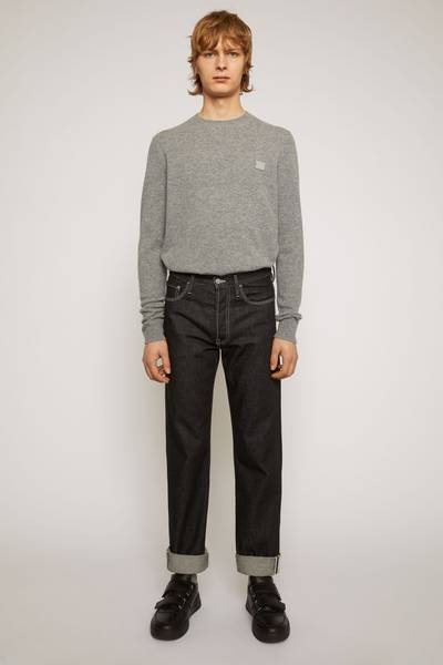 Acne Studios Face patch jeans black outlook