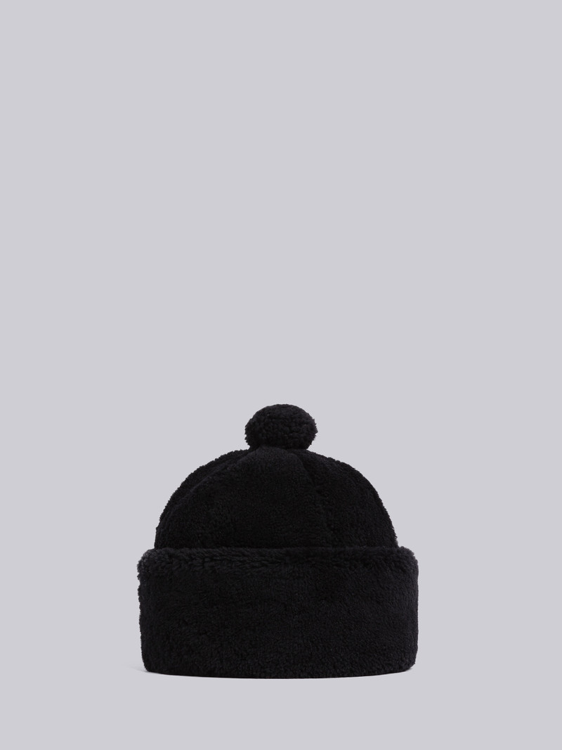 Shearling Oversized Pom Beanie 3