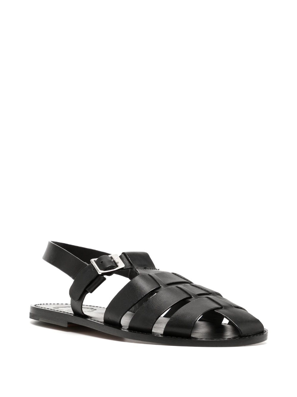 slingback leather sandals - 2