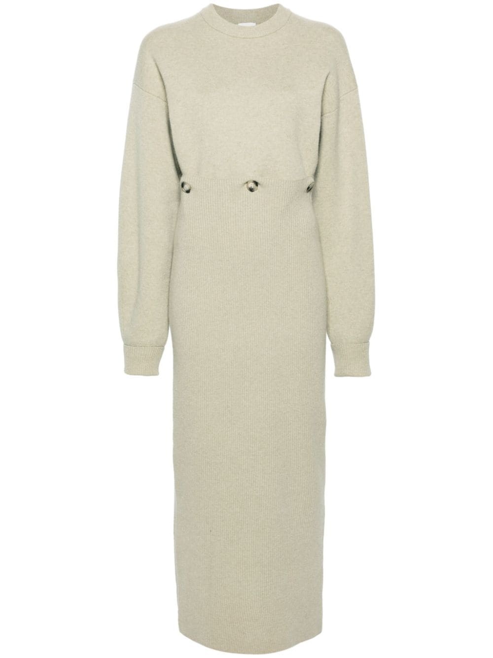 modular merino midi dress - 1