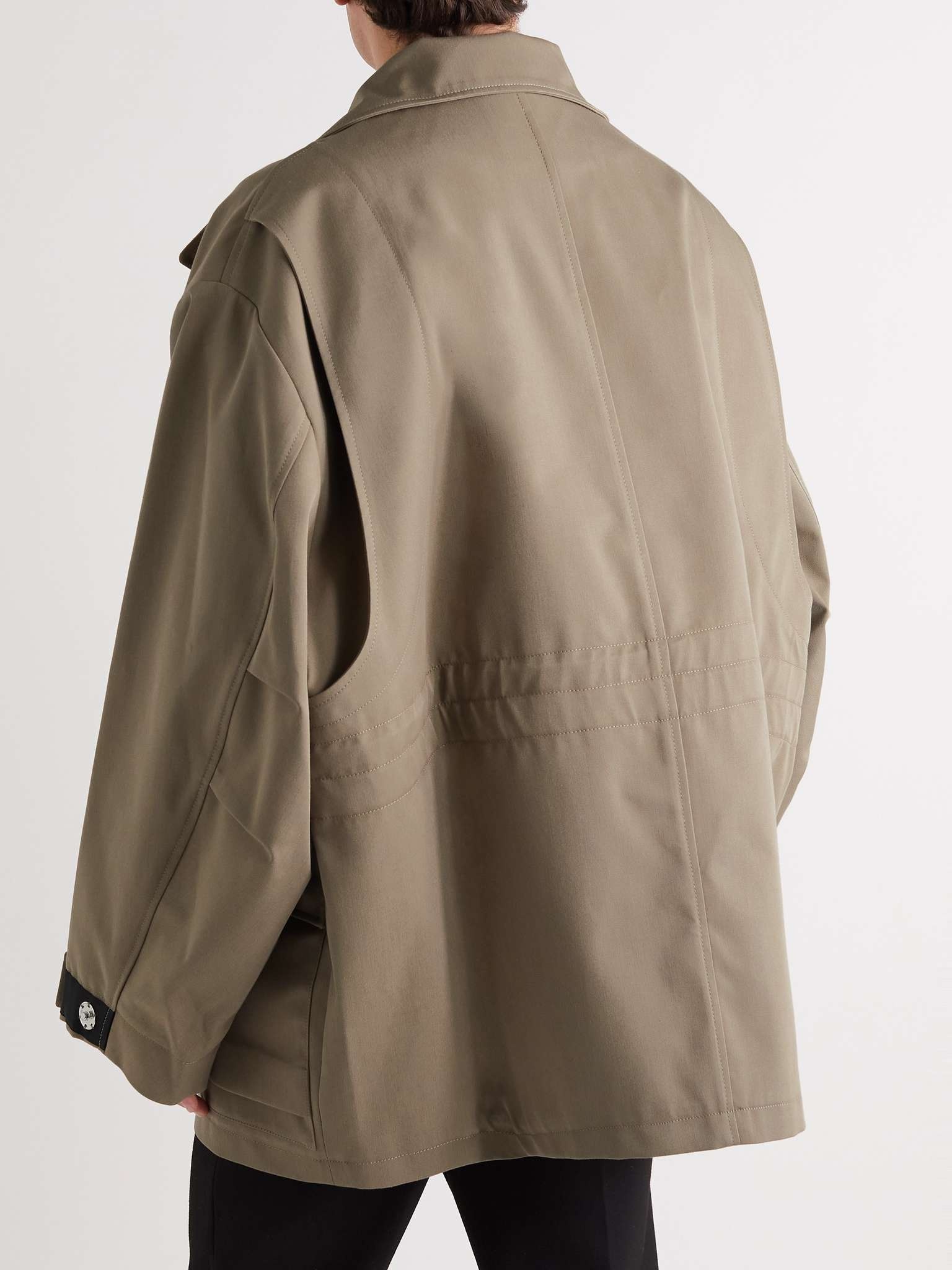 Oversized Twill Parka - 4