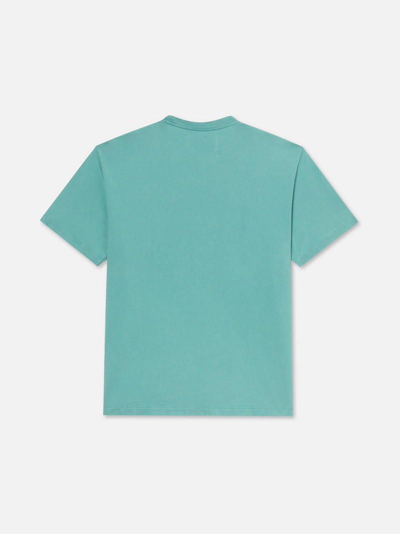 FRAME Vintage Tee in Aqua Blue outlook