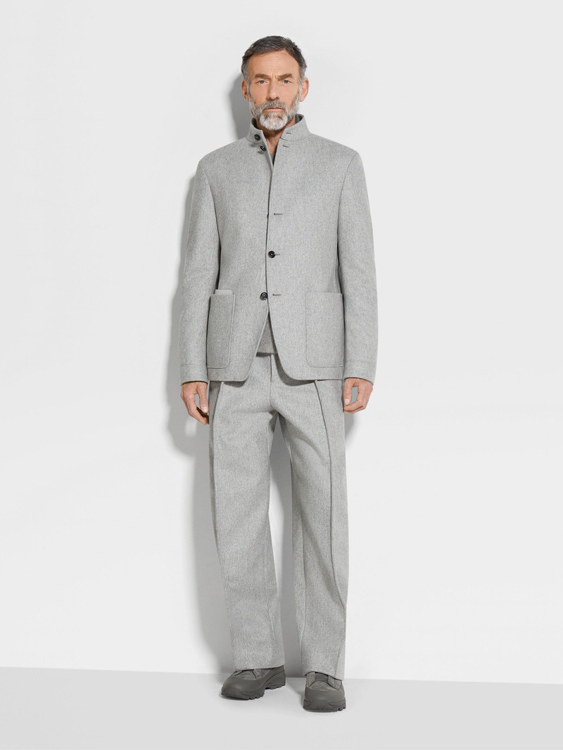 LIGHT GREY TROFEO™ CASHMERE PANTS 3