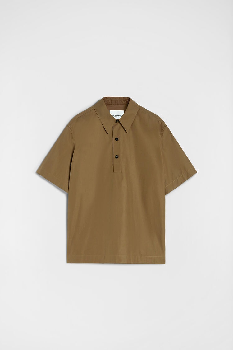 Cotton Taffeta Polo Shirt - 5