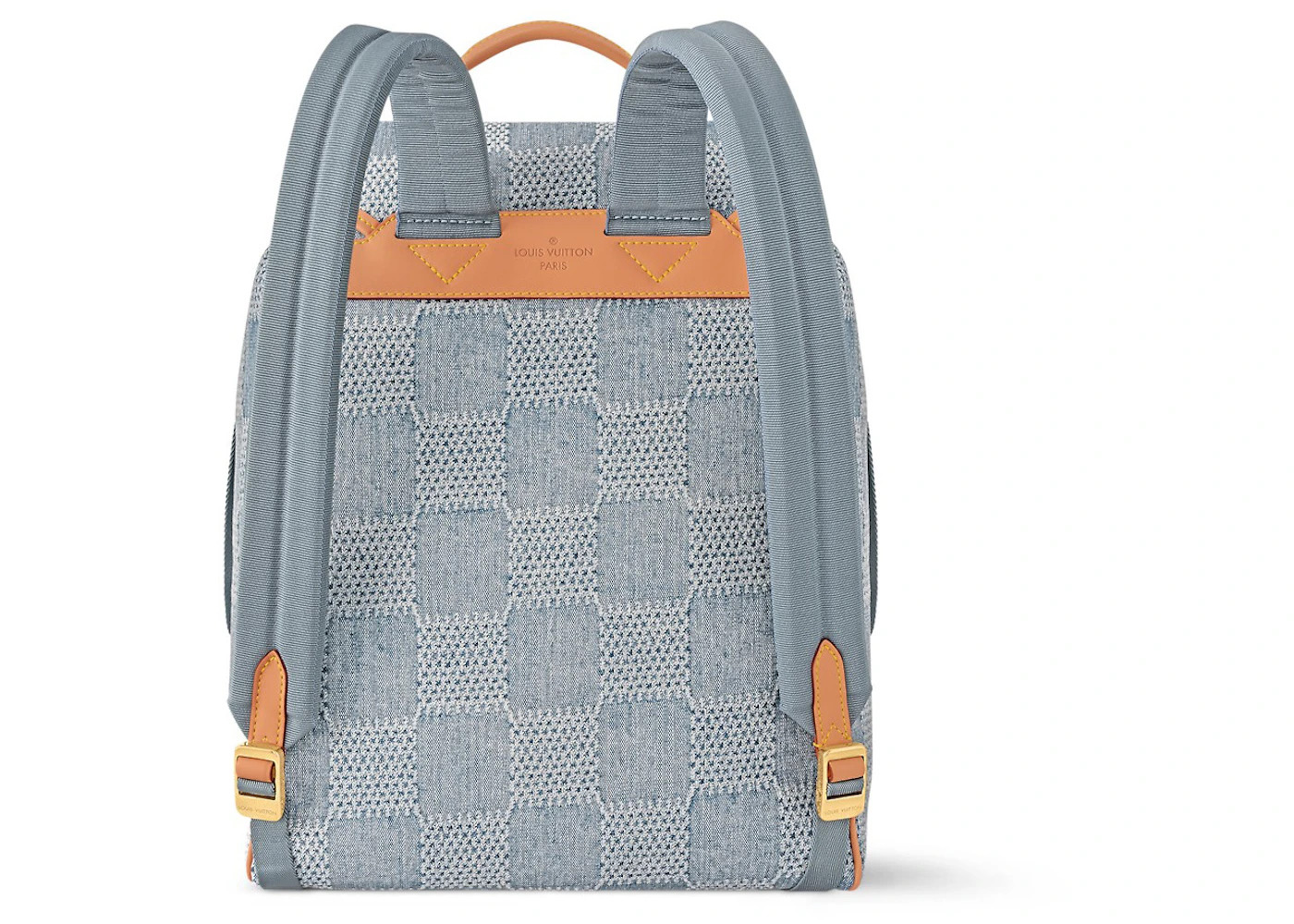 Louis Vuitton Montsouris Backpack Damier Denim 3D Blue Denim - 2