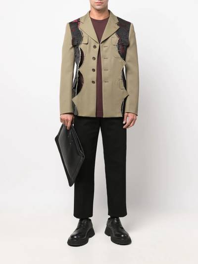 Comme des Garçons Homme Plus multi-panelled blazer outlook