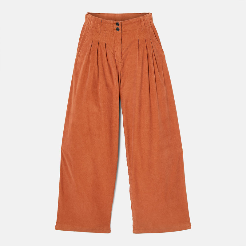 Women's Needle Corduroy Wide Leg Pant 12