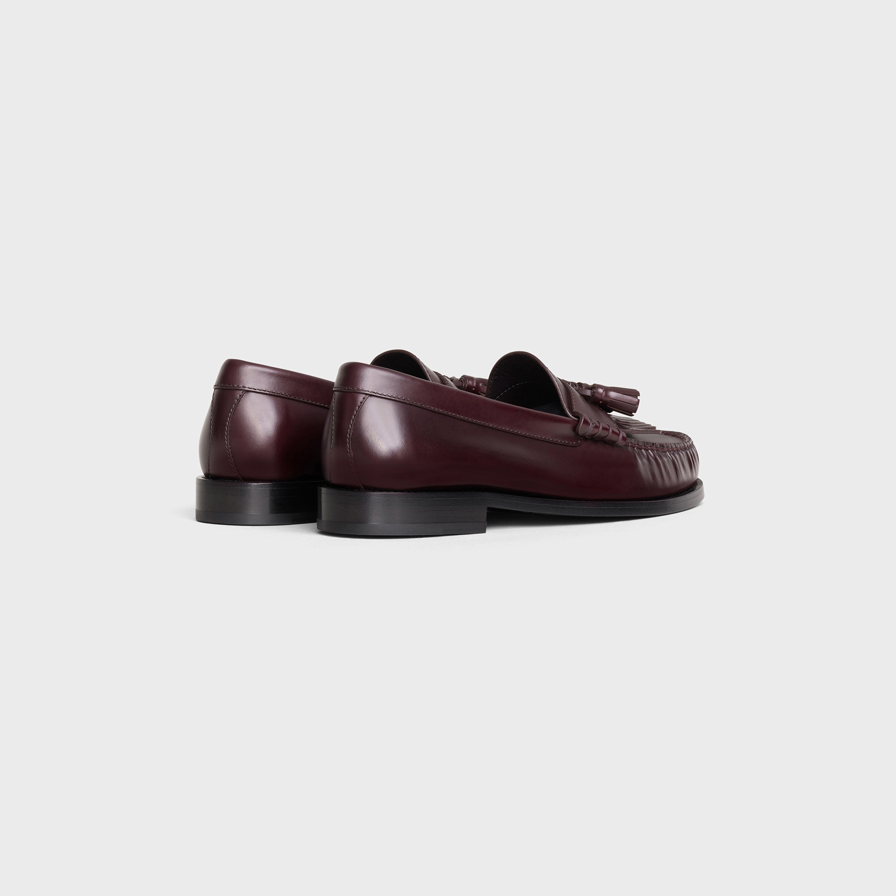 CELINE LUCO LOAFER WITH TASSELS  IN  POLISHED CALFSKIN - 3