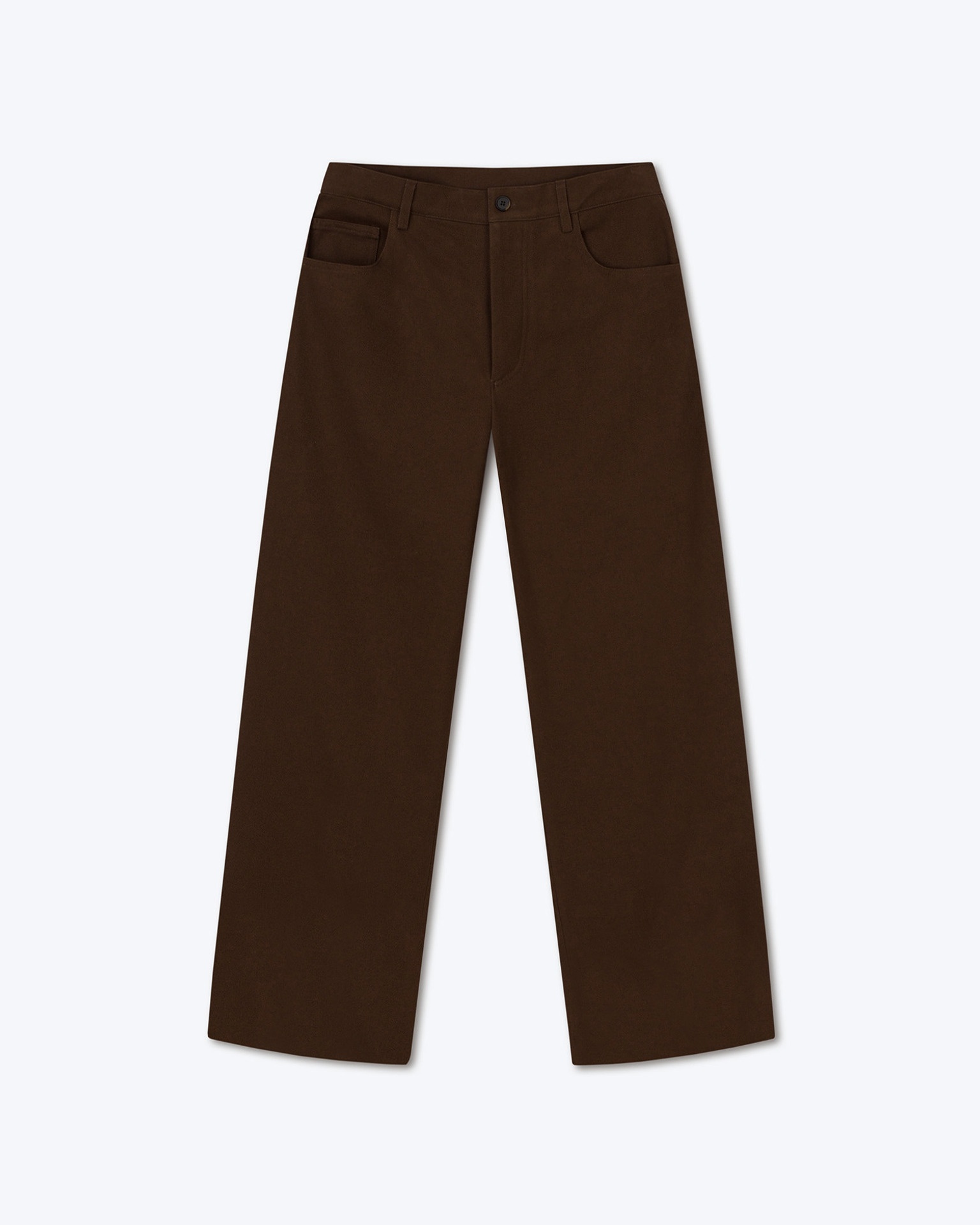 JAKO - Relaxed leg trousers - Dark brown - 1
