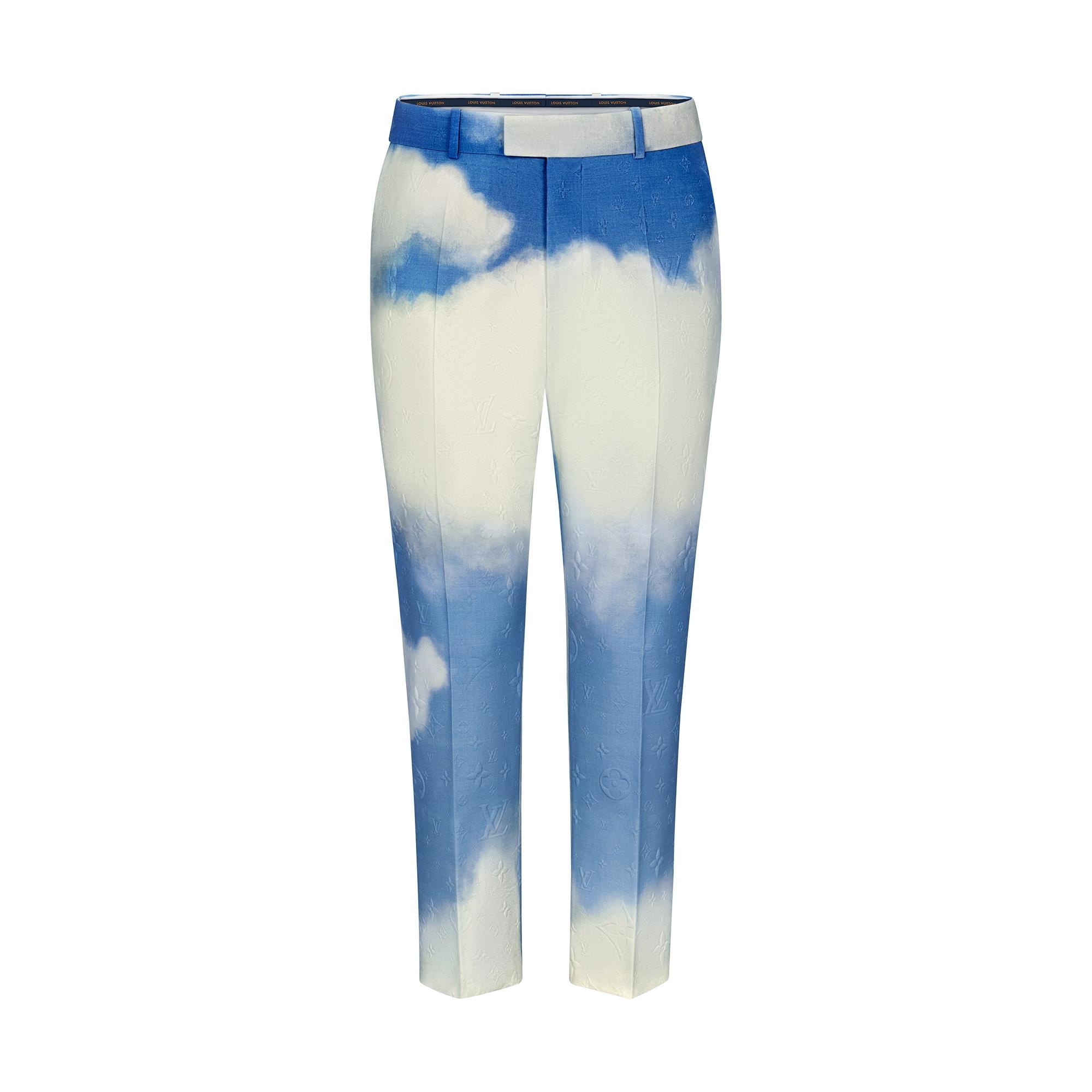 Embossed Clouds 90s Slim Pants - 1