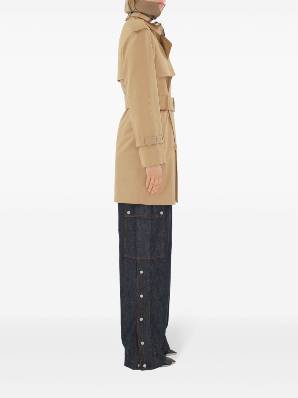 Burberry Coats Beige - 4