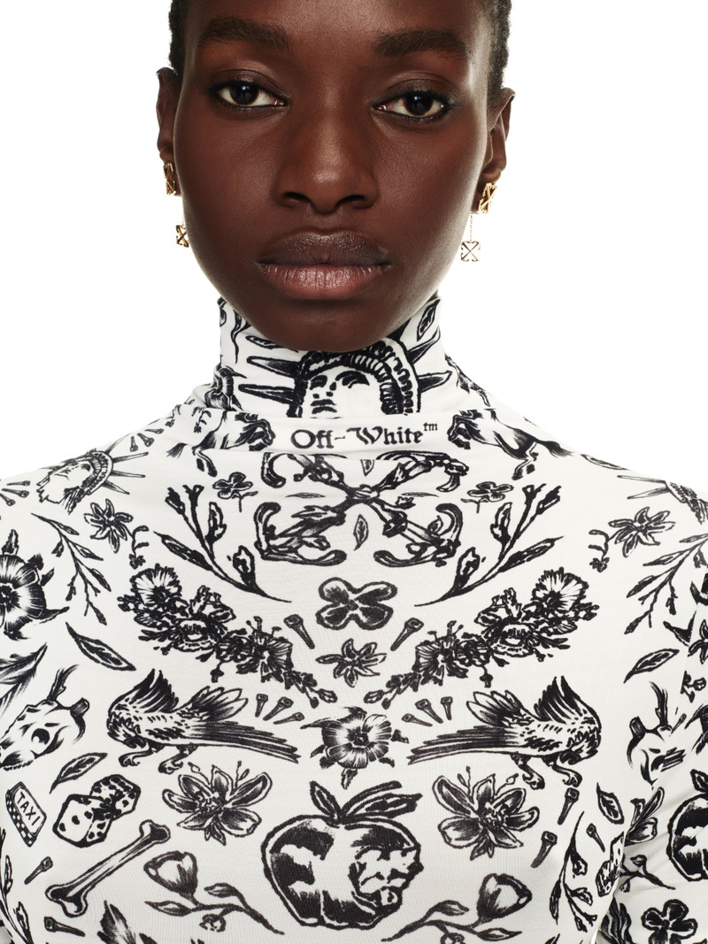 Tattoo Second Skin Twisted Mini Dress 5