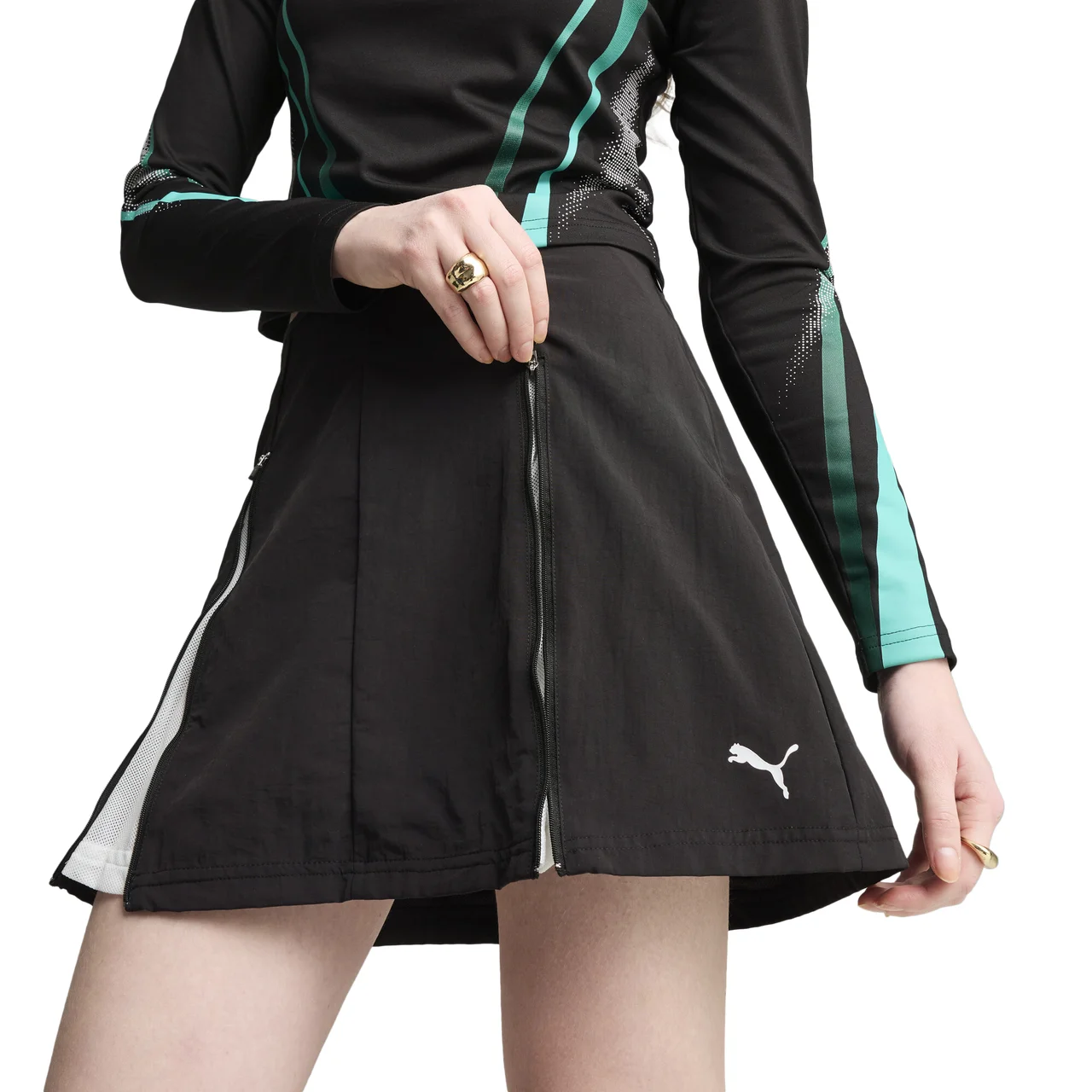 PUMA Womens PUMA DARE TO ZIP-OFF WOVEN SKIRT - 1