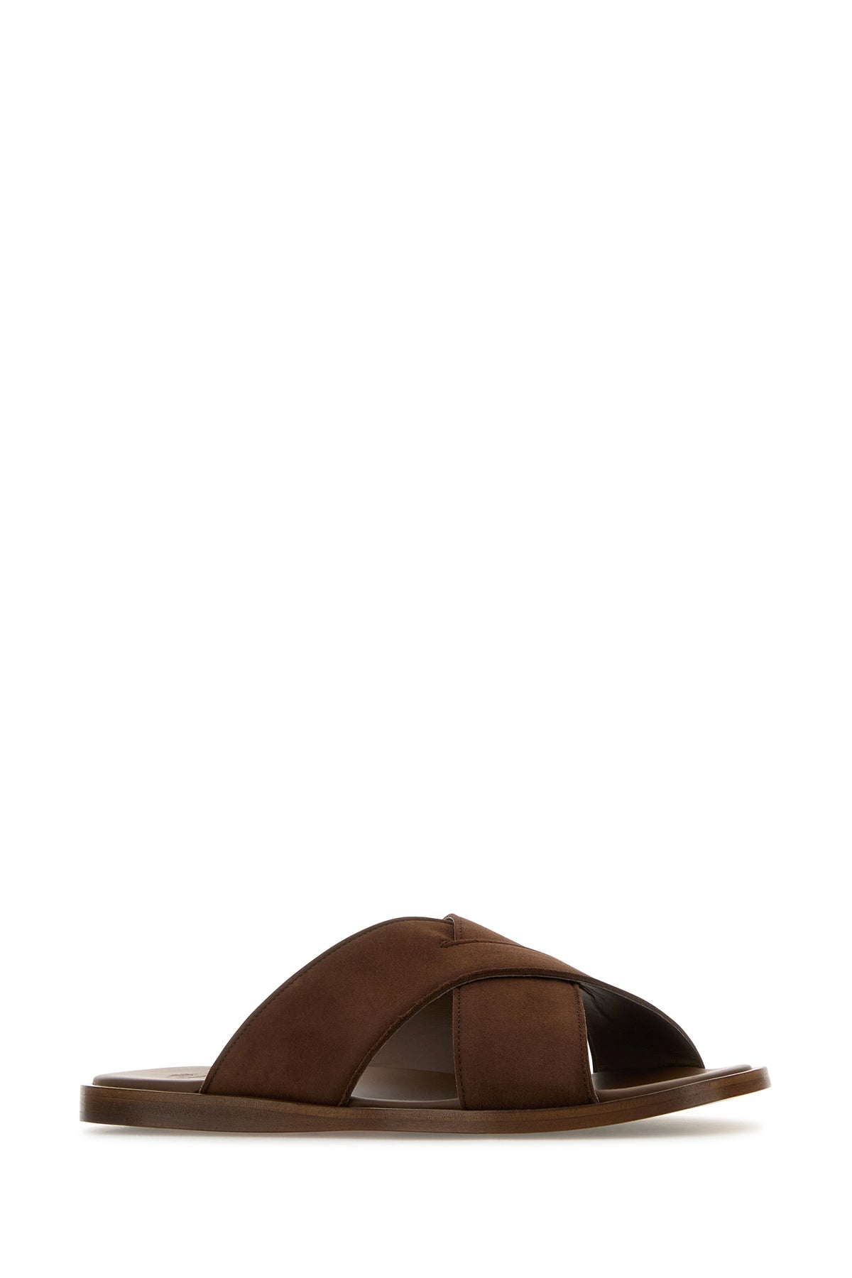 Brown suede Oriyah slippers - 2