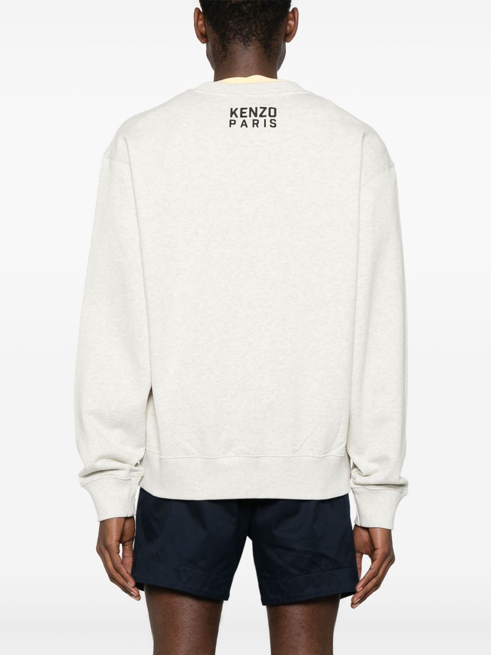 "Happy Tiger" embroidered sweatshirt - 4