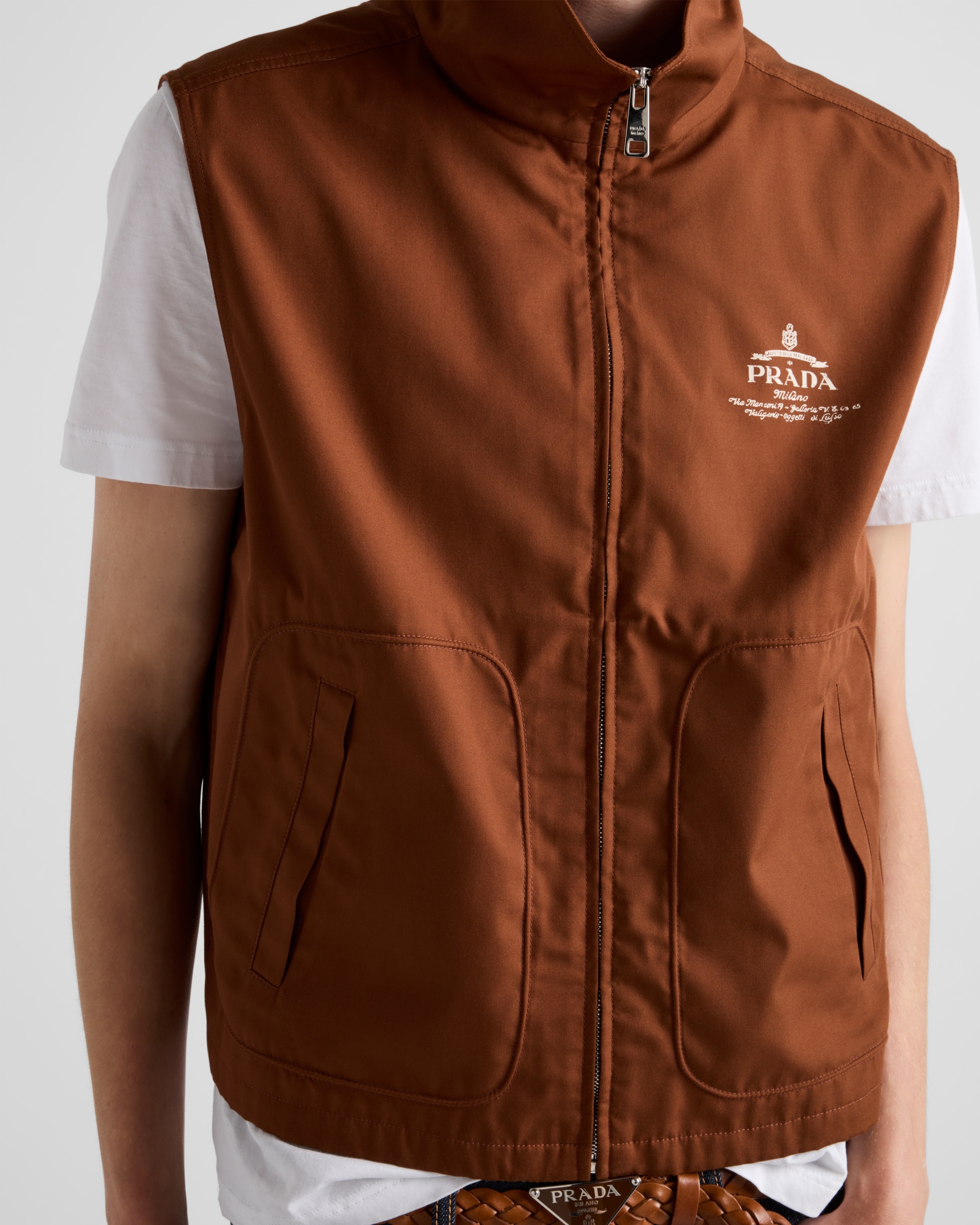 Cotton blend vest - 3