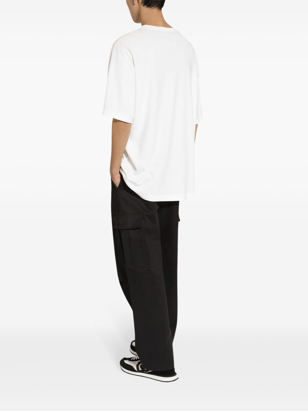 logo print t-shirt - 4