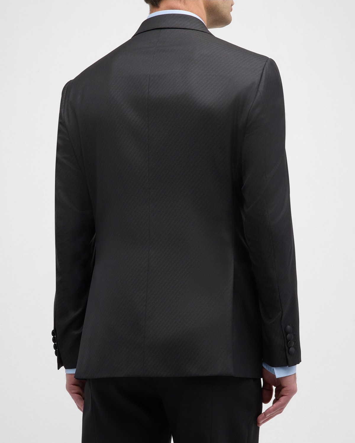 Men's Diagonal Jacquard Dinner Jacket - 5