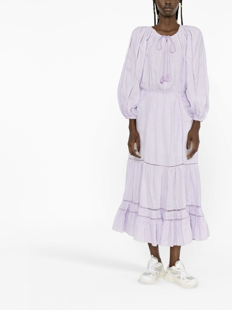 Isabel Marant Étoile Latifa flared midi dress outlook