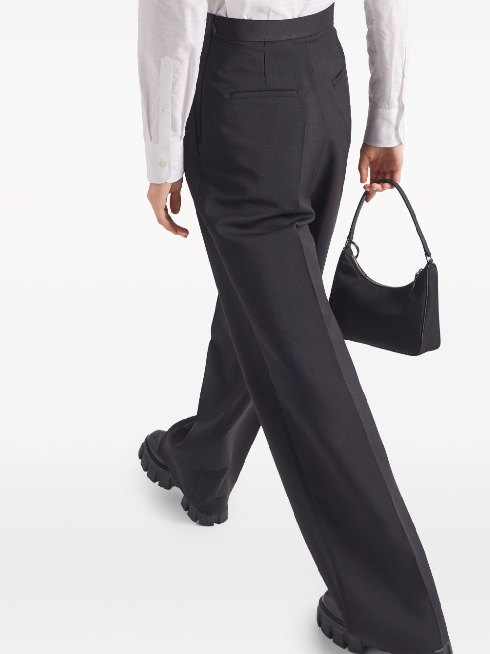 mohair-blend trousers - 5