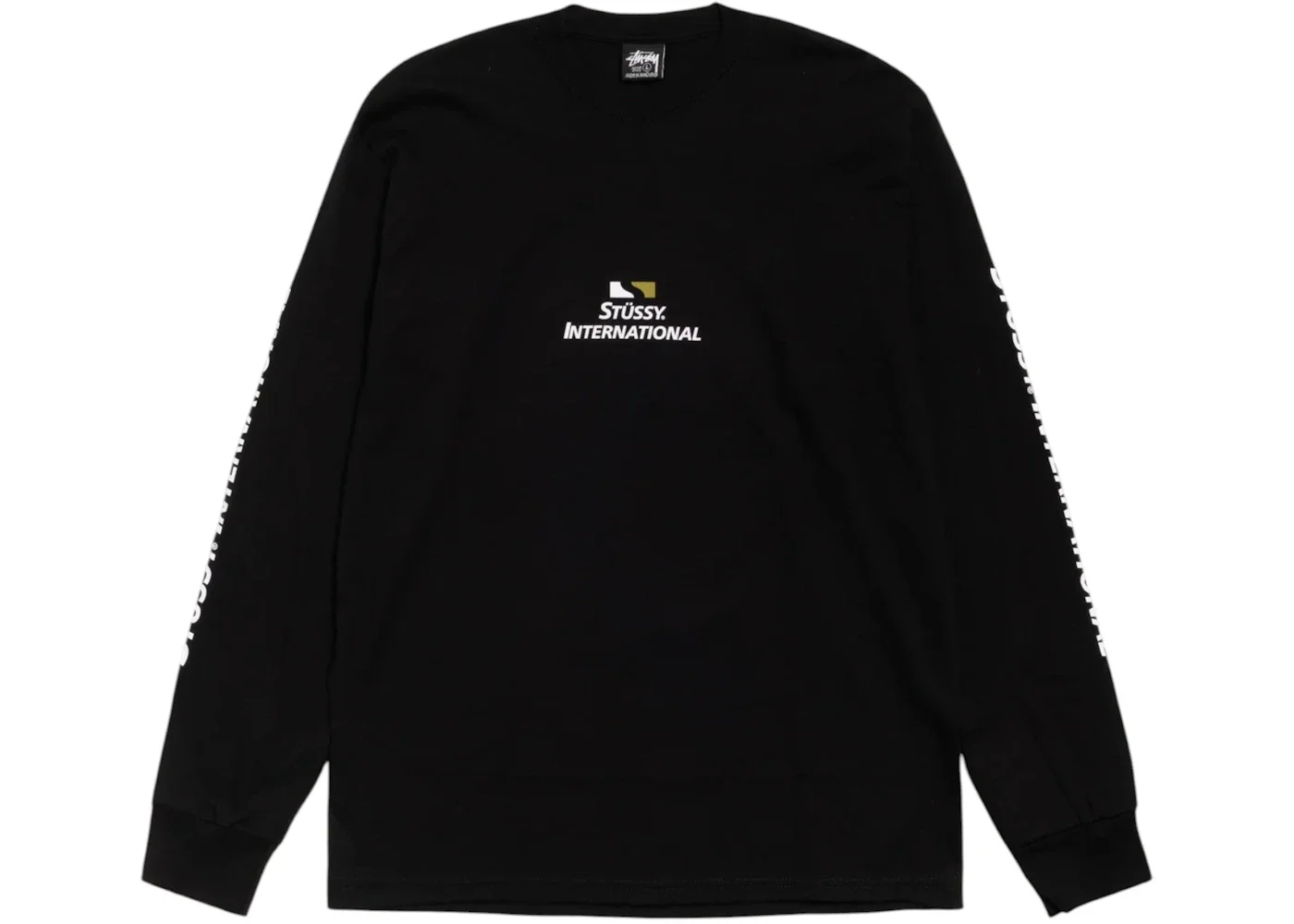 Stussy International L/S Tee Black - 1