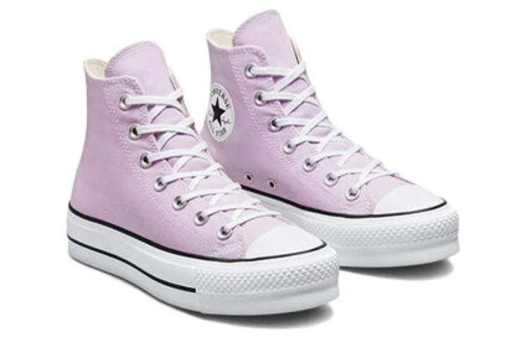 (WMNS) Converse Chuck Taylor All Star Lift Platform 'Seasonal Color - Pale Amethyst' A01178F - 3