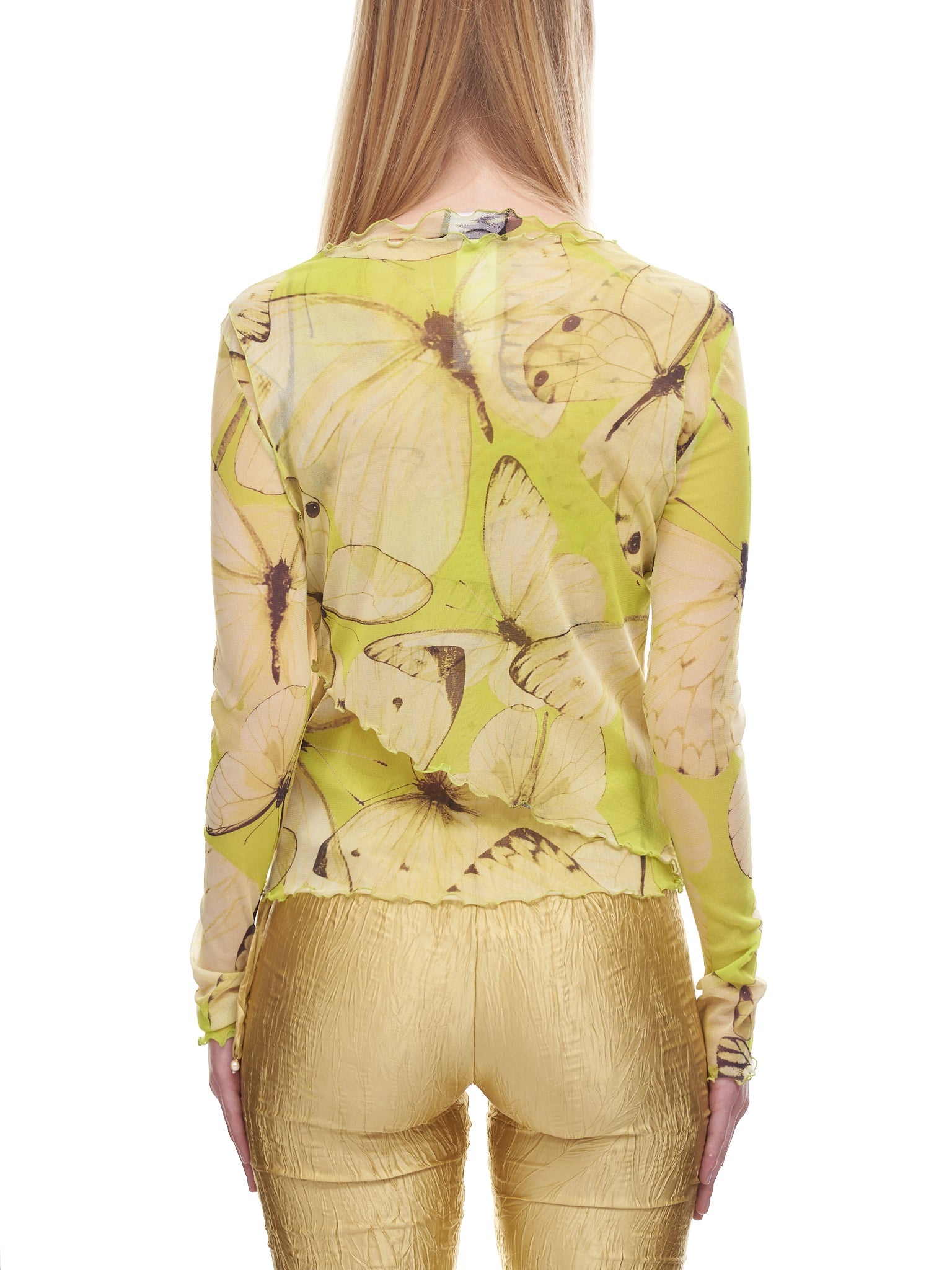 Butterfly Tulle Blouse - 3