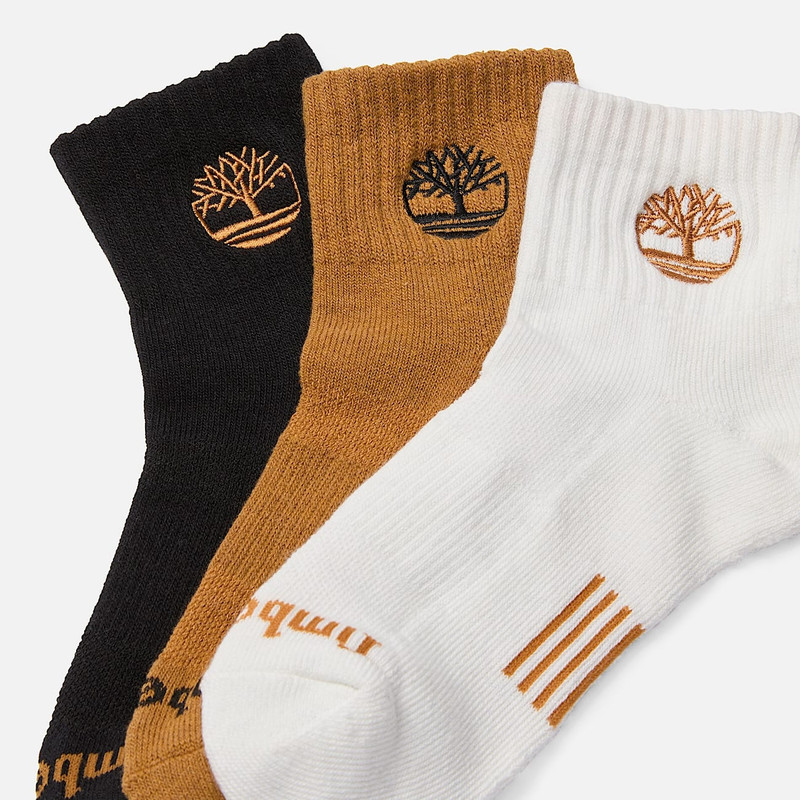 Timberland Newmarket 3-Pack Half Cushion Quarter Sock outlook