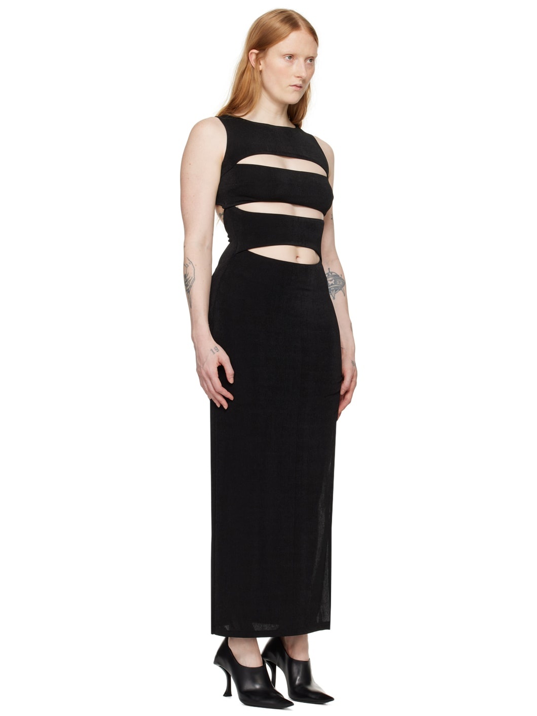 Black Elena Maxi Dress - 2