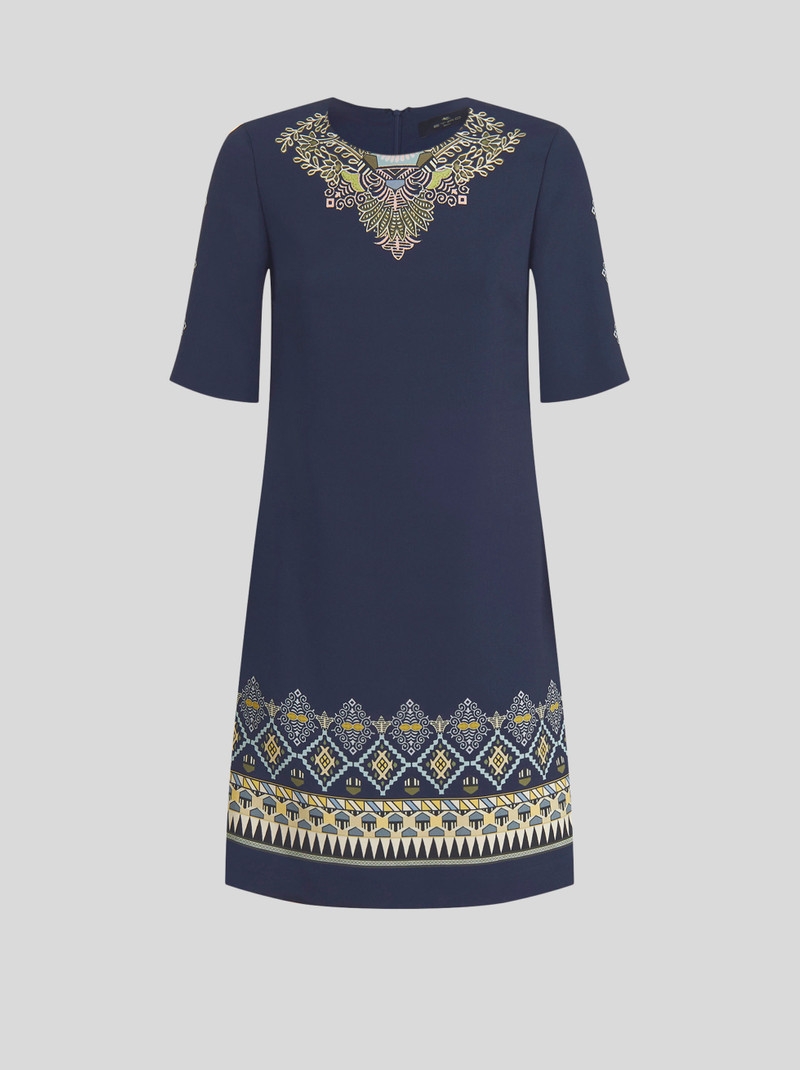 GEOMETRIC PATTERN TUNIC DRESS 1