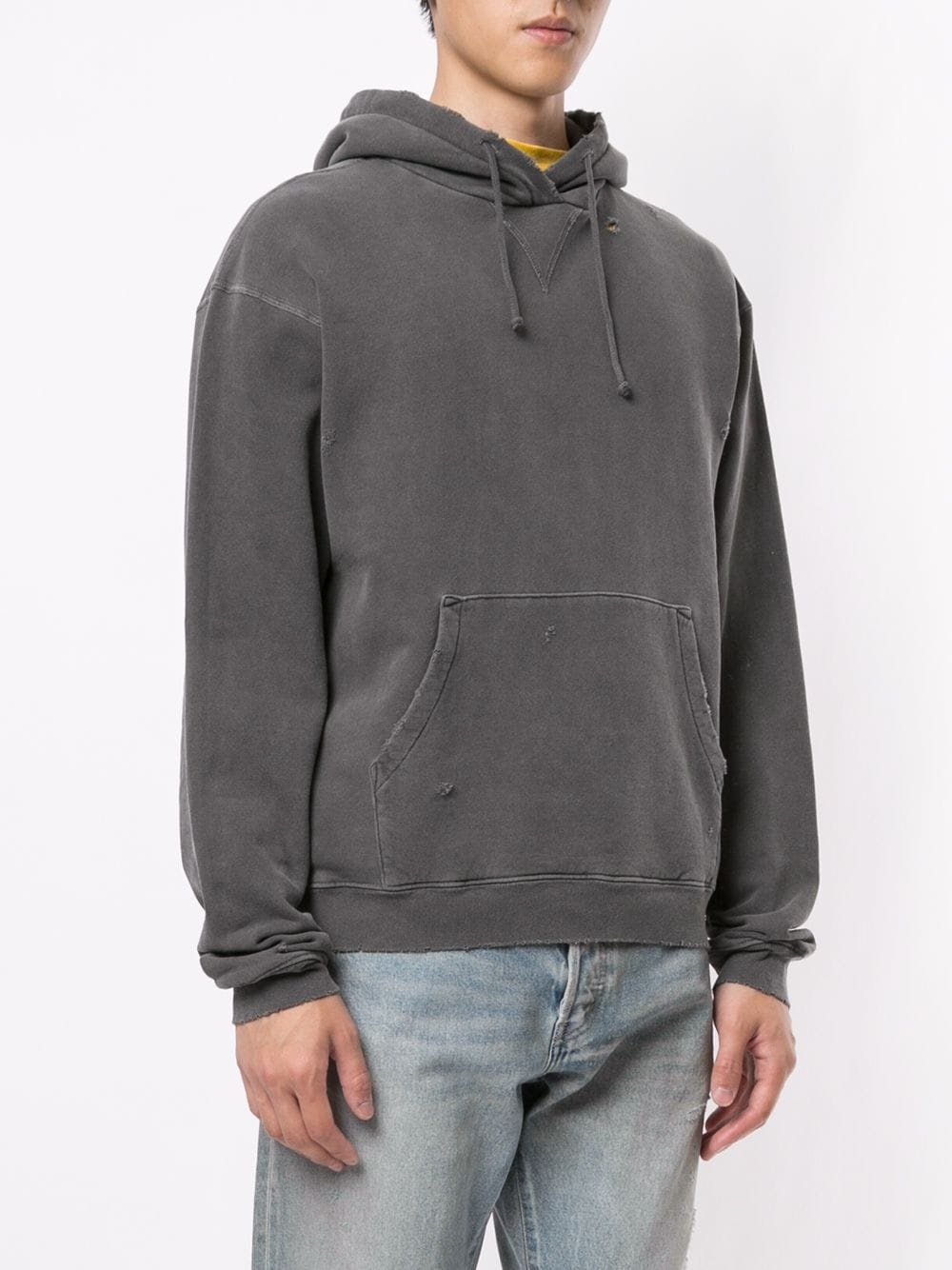 cotton long-sleeve hoodie - 3