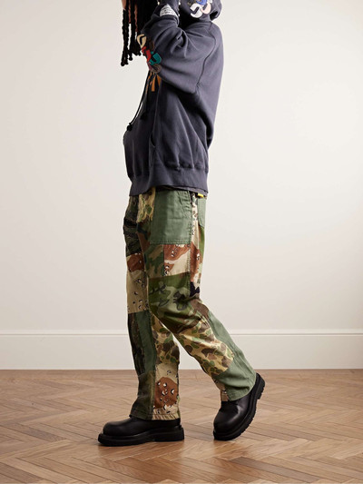 GALLERY DEPT. Pappy Straight-Leg Patchwork Cotton-Twill, Canvas and Ripstop Trousers outlook