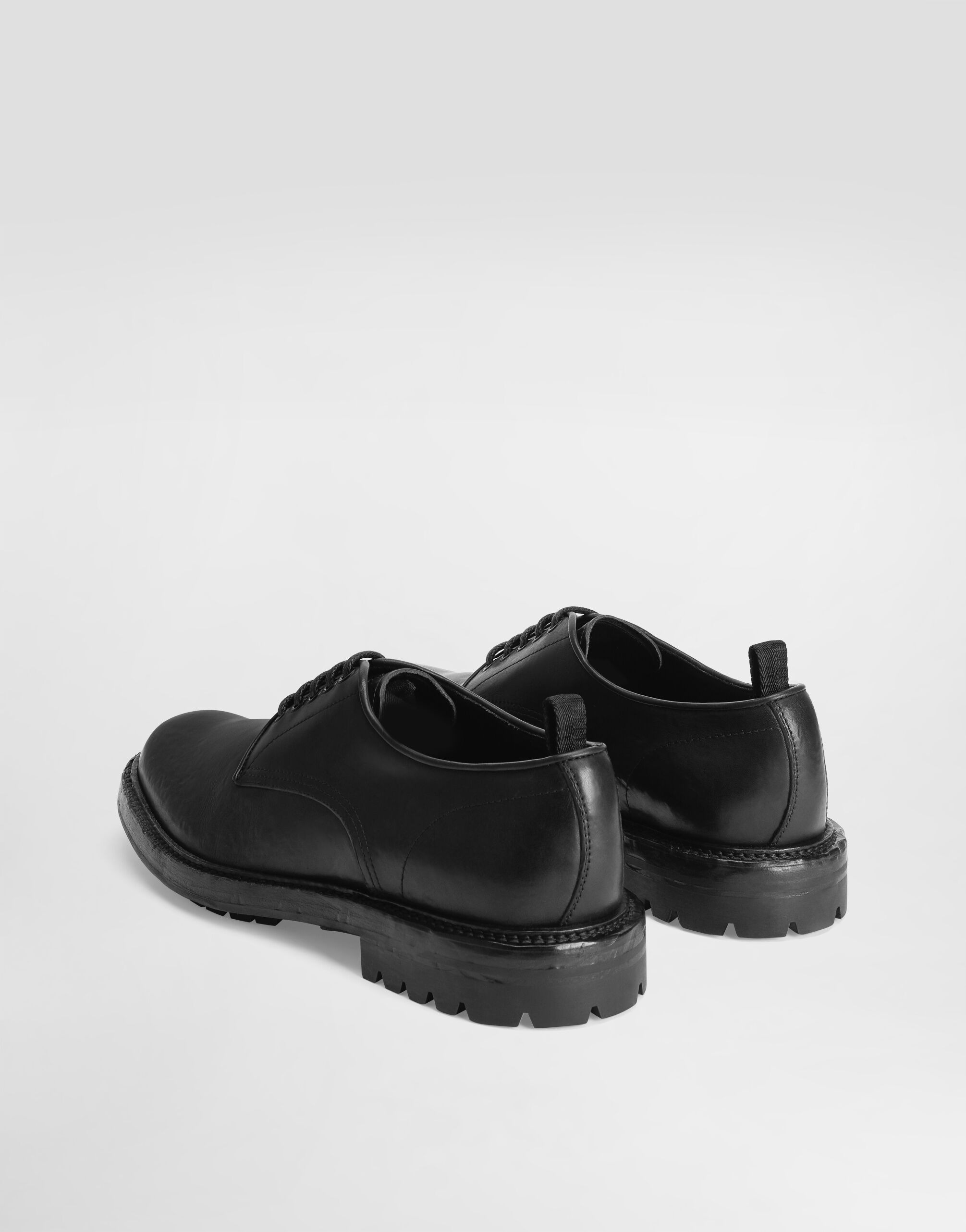 Calfskin derby shoes - 3