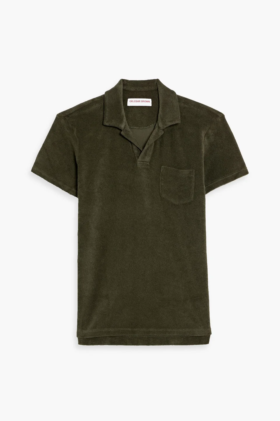 Cotton-terry polo shirt - 1