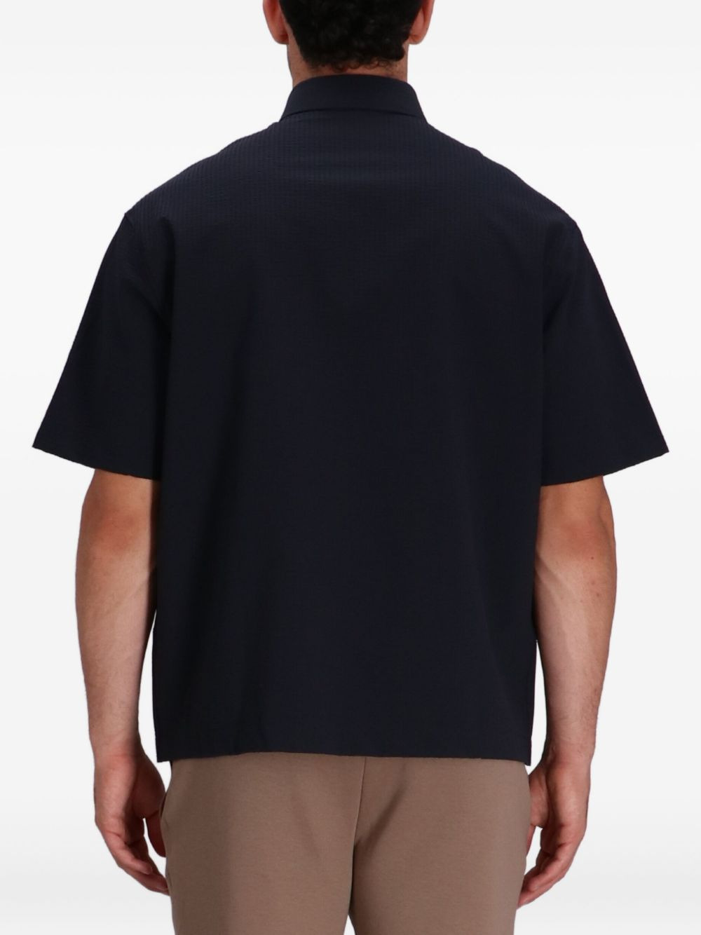 patch-pocket short-sleeve shirt - 4