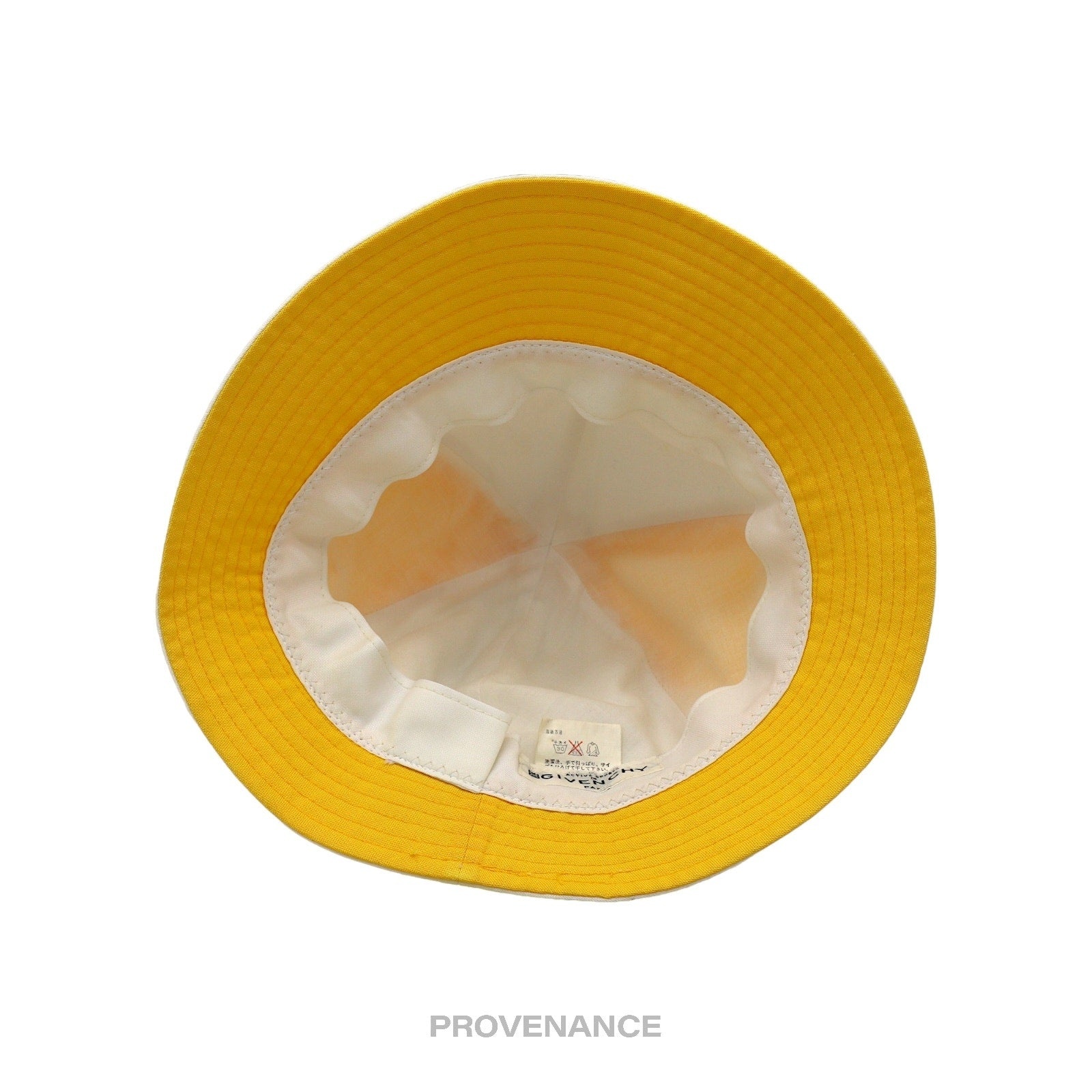 ? Givenchy 4G Bucket Hat - Yellow White Patchwork Givenchy Patterned bucket hat - Beige - Men|BPZ056P0LE288 main image 4
