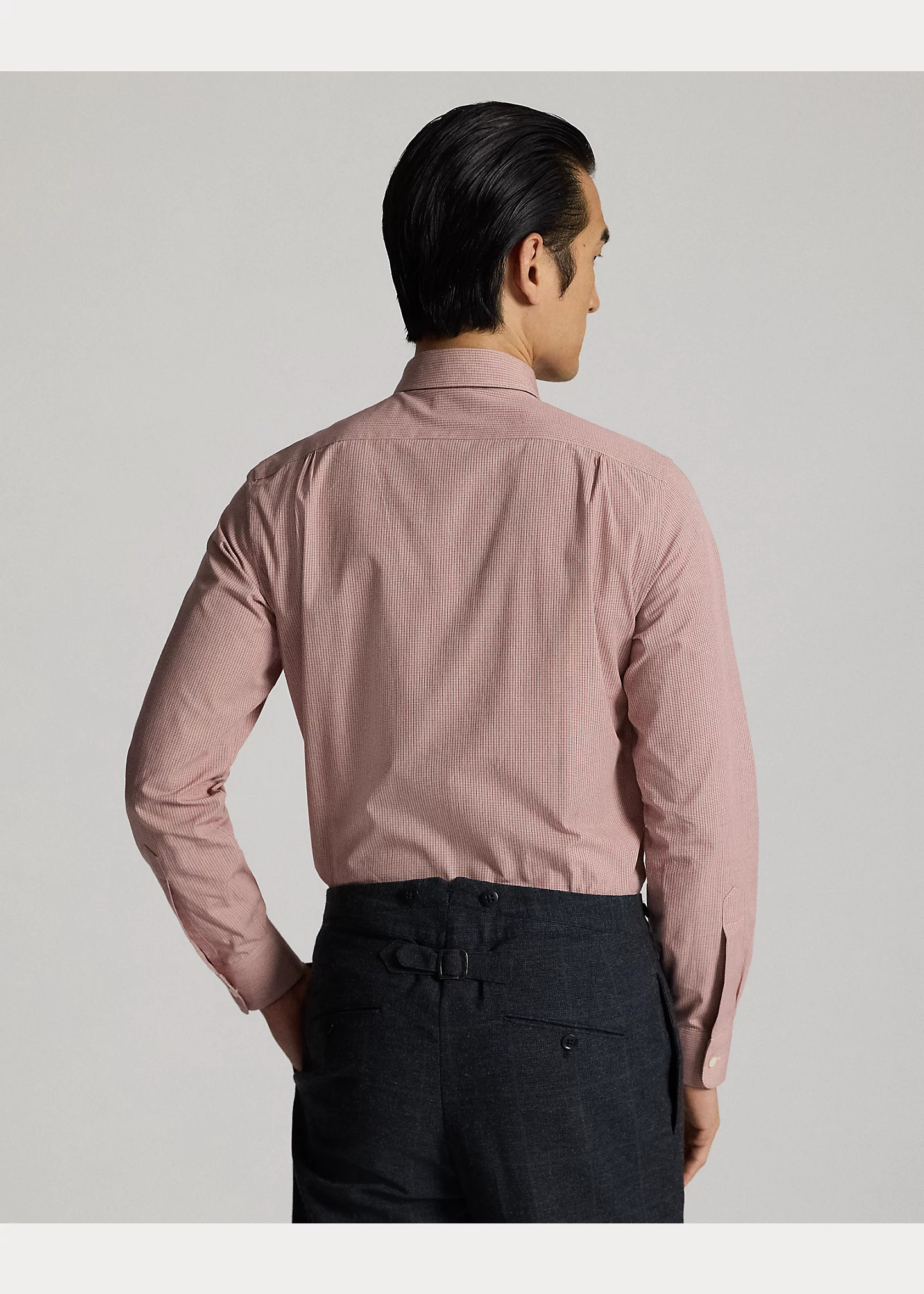 Slim Fit Checked Dobby Shirt - 4