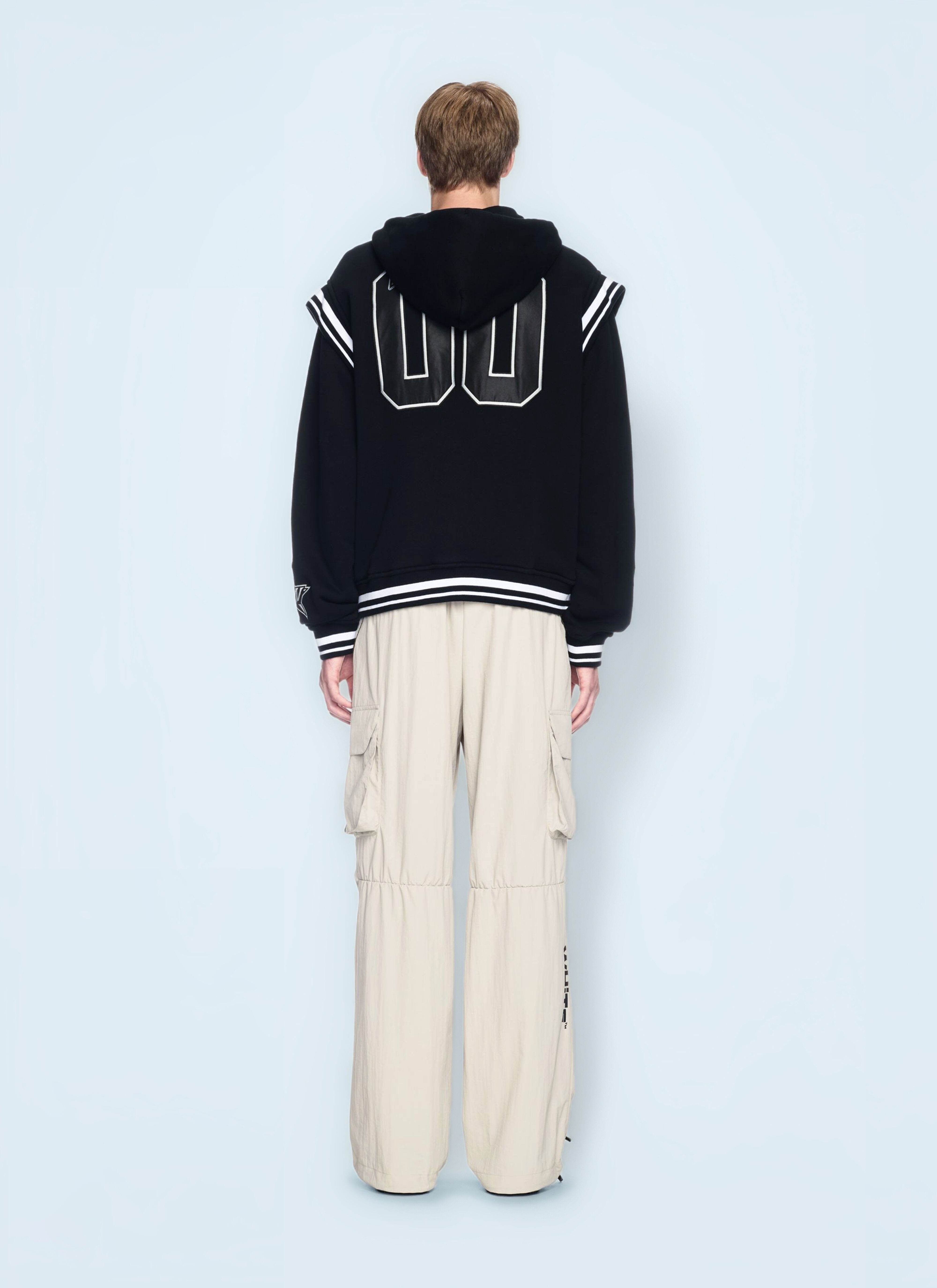 Fleece 00 Varsity Hooded Jacket - 3