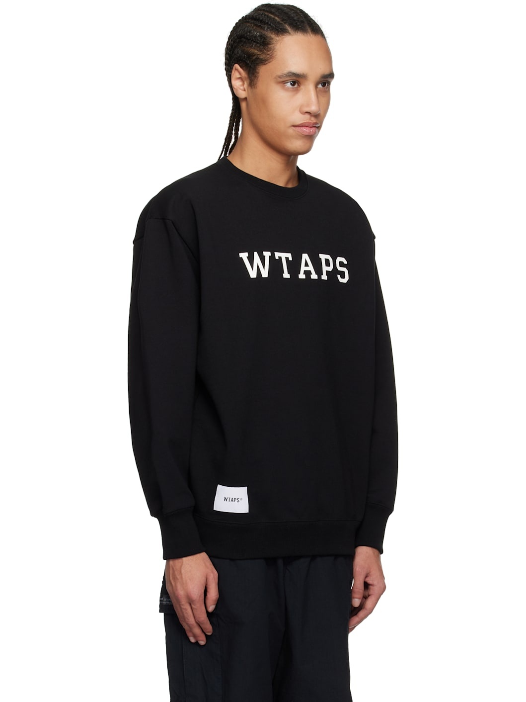 Black Cotton Academy Sweatshirt - 2