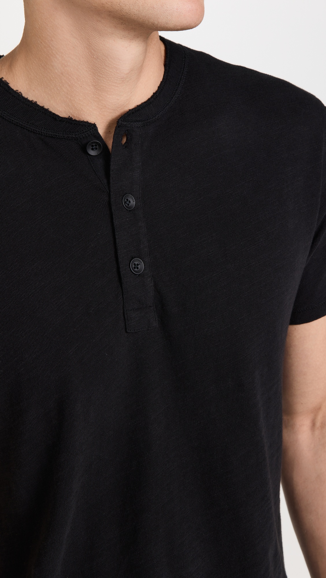 Classic Short Sleeve Henley - 5