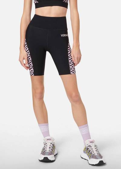 VERSACE Greca Signature Accent Gym Shorts outlook