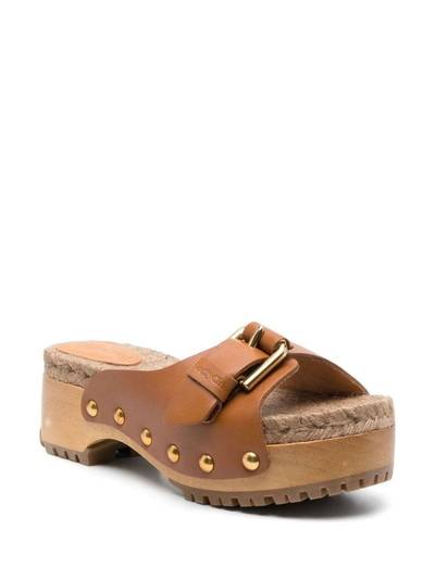 See by Chloé side buckle-fastening clog sandals outlook