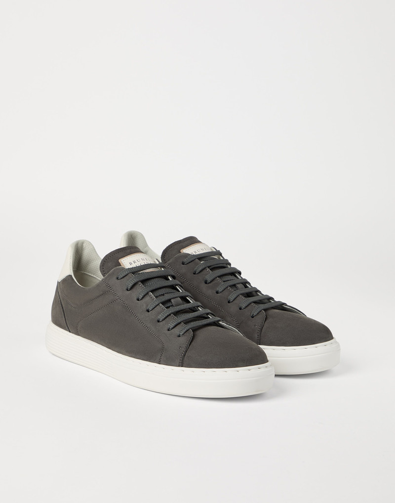 Nubuck calfskin sneakers 1