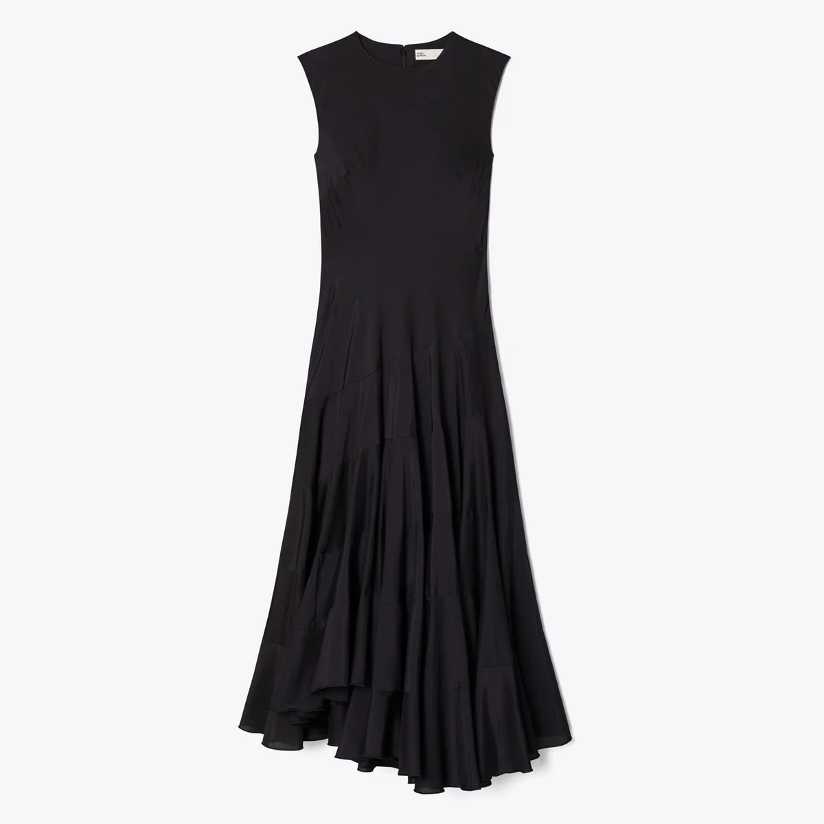 Flared Cotton Silk Dress - 1